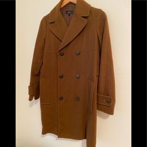 🌹 A.P.C beautiful in chocolate brawn coat  Size M